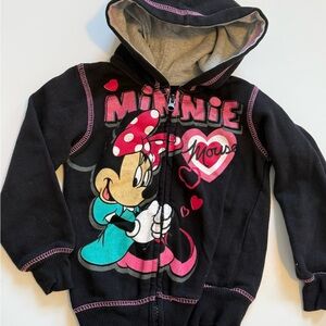 Disney Minnie Mouse Black Hoodie for Kids